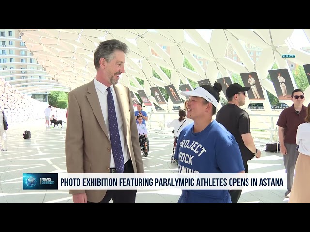 Астанада Парижде өтө турган паралимпиада оюндарына арналган фото көргөзмө ачылды