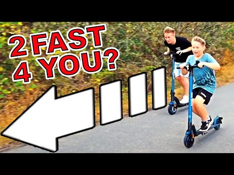 Our new electric scooters + Thank you So-Flow + DISCOUNT 🤣 Ash and Max