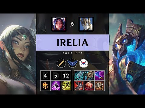 Irelia Mid vs Galio - KR Diamond Patch 25.11