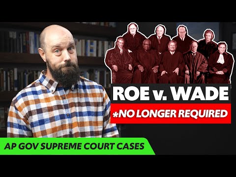 Roe v. Wade, EXPLAINED [NO LONGER Required Supreme Court Cases]