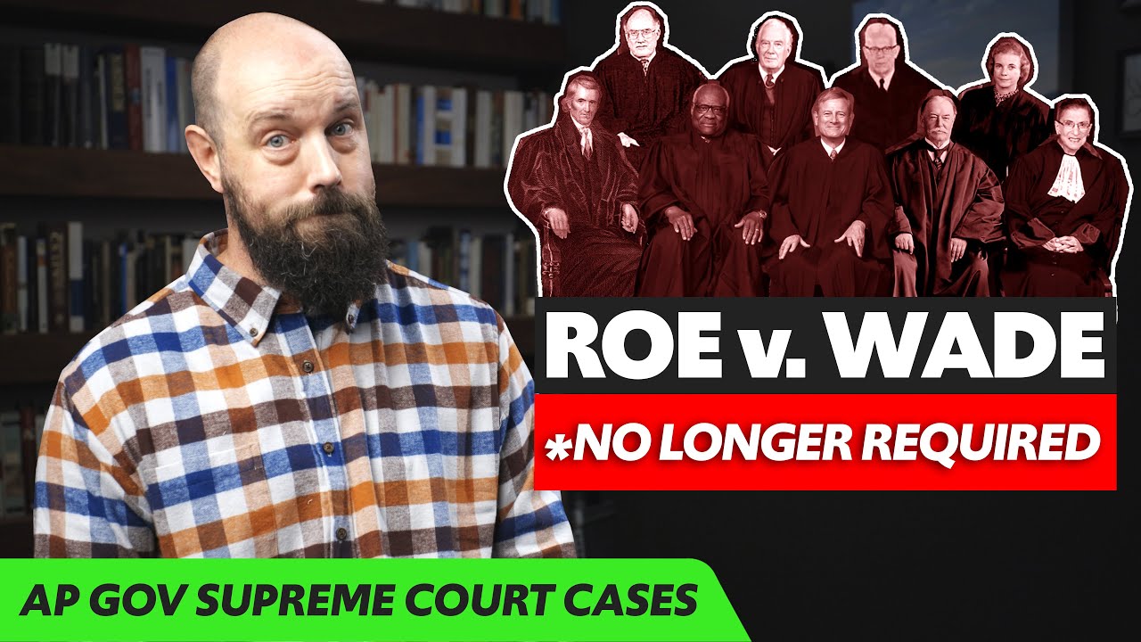 Roe v. Wade, EXPLAINED [NO LONGER Required Supreme Court Cases]