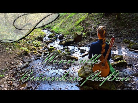Wenn alle Brünnlein fließen | Lorelina | Waldzither | Volkslied