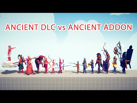 ANCIENT DLC Team vs ANCIENT ADDON Team - Totally Accurate Battle Simulator TABS