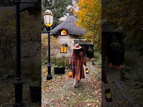 A cosy rainy day in a fairytale cottage 🍂🌧️✨(adpr stay) #englishcottage #cottagehome #autumnvibes