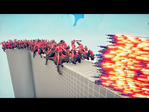 100x RAPTOR RIDER vs EVERY GOD - Totally Accurate Battle Simulator TABS