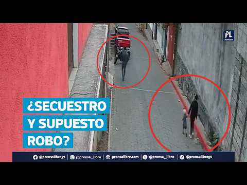 Cámaras captan supuesto robo de motocicleta en mercado de Alotenango, Sacatepéquez