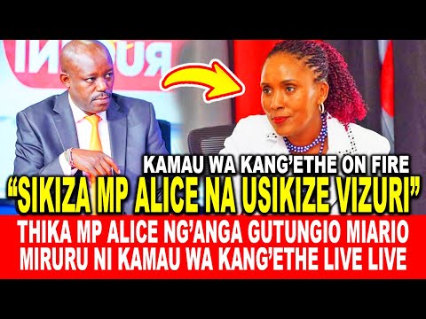 THIKA MP ALICE NG’ANGA GUTUNGIO MIARIO MIRURU NI KAMAU WA KANG’ETHE LIVE LIVE