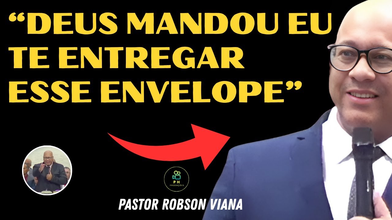 ✅PASTOR ROBSON VIANA -​ TESTEMUNHO DO ENVELOPE - TESTEMUNHO EMOCIONANTE✔️​