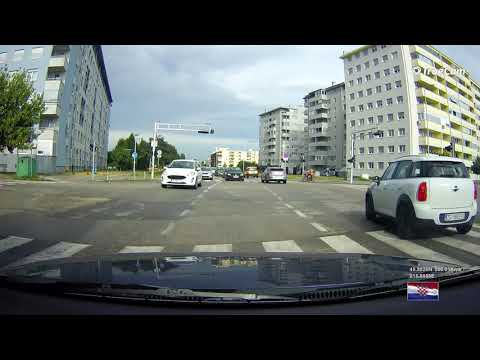 Zagreb : Driving from Pevex Jankomir to Špansko along rough 🤔🙆 and than along good 👌🤗 Local road