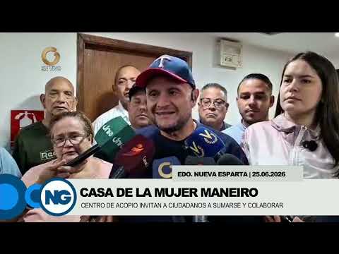 GV Noticias de Venezuela | En Vivo - Nueva Esparta | Casa de la Mujer en Maneiro es Centro de Acopio