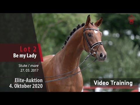 Elite-Auktion 4. Oktober 2020 Lot 2 Be my Lady v. Bonds/Ehrenpreis  – Trainingsvideo