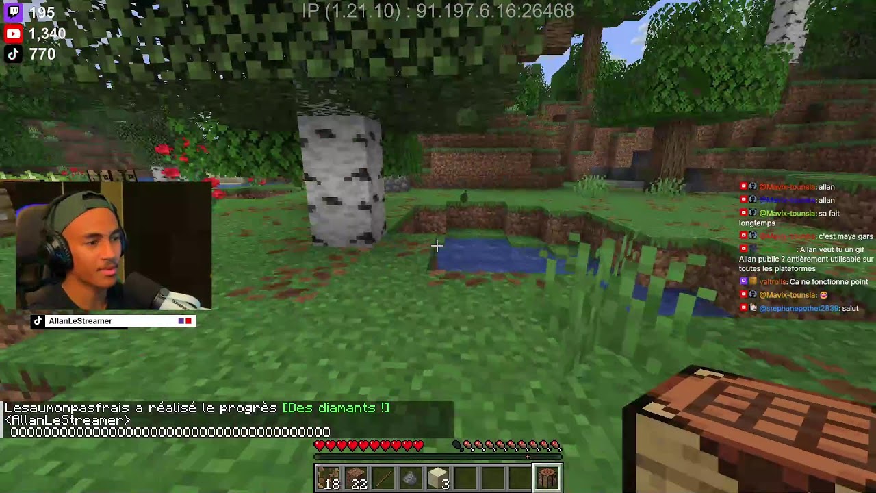 VENEZ JOUEZ À MINECRAFT AVEC NOUS 😹 (Partie 1)