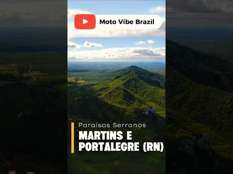 Paraíso Serrano do RN: Martins e Portalegre - Passeio de moto #shorts #viagem #turismo