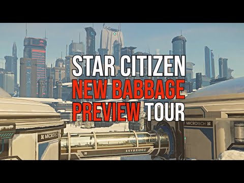 Star Citizen 3.9 | New Babbage Preview Tour - microTech Major Landing Zone