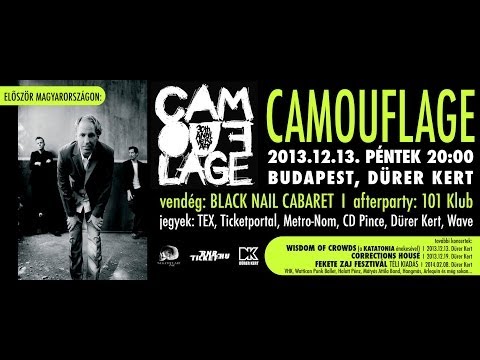 Camouflage (GER) - Live at the Dürer Kert, Budapest December 13, 2013 FULL SHOW