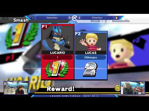 The Smash Lab 113 Losers Semis - OtherGuy (Lucas) vs Sebastian (Lucario)