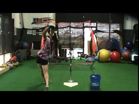 14yr old Megan softball skills and training videos
