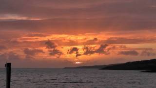 preview picture of video 'Sunset over Loch Gairloch 24th September. 2011.'
