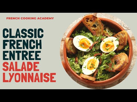 salade lyonnaise: a simple but delicious salad to try absolutely
