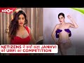 Janhvi Kapoor Gets Compared With Urfi Javed For Her Recent BOLD Red Bodycon Dress
