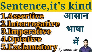 Sentence in english grammar|kinds of sentence| sentense in hindi कभी नहीं भूलोगे मेरी गारंटी है|