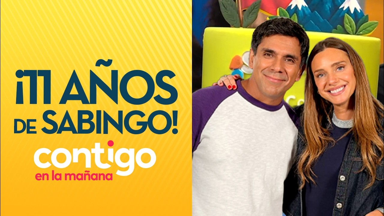¡MÁS DE 4 MIL HISTORIAS!🎉 Sabingo celebró 11 años en Contigo en la Mañana