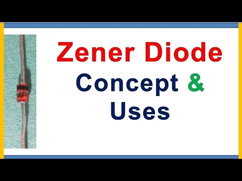 What is Zener diode & working as voltage regulator Video