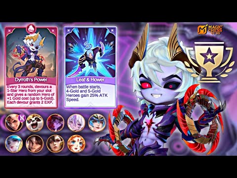 NEW META ARENA MODE COMMANDER DYRROTH FULL 5 GOLD HEROES ‼️ MAGIC CHESS GO GO BEST COMBO ‼️