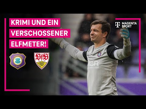 FC Erzgebirge Aue - VfB Stuttgart II, Highlights mit Live-Kommentar | 3. Liga | MAGENTA SPORT