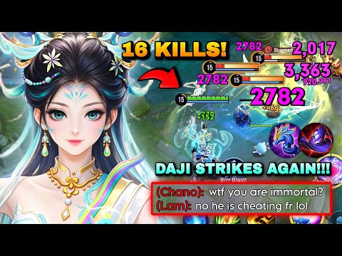 TOP 1 DAJI PLANETARY DAMAGE STRIKES AGAIN TO WIPE OUT ENEMIES! | HONOR OF KINGS