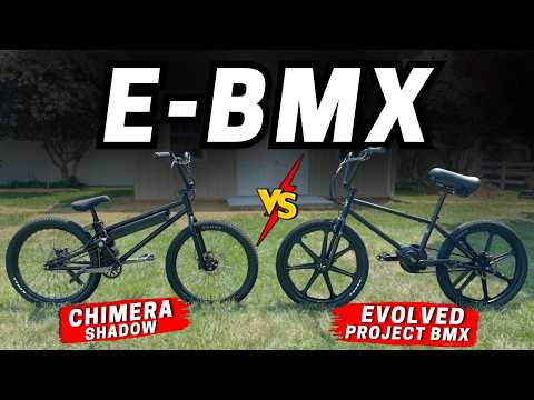 THE ULTIMATE E-BMX SHOWDOWN! // Chimera Shadow vs Evolved Project BMX