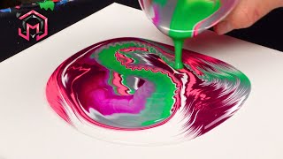 CAREFREE RIBBONS! Acrylic Pouring and Fluid Art at Home