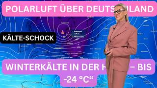 Winterkalte Polarluft im Anmarsch: -24 °C Höhenkaltluft! Nach 33 °C ko