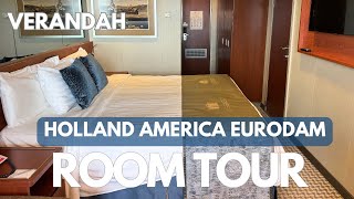 Holland America Eurodam Verandah Stateroom Tour