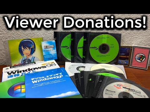 Unboxing a TON of Microsoft Beta Software! - Viewer Donations