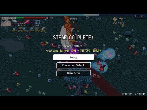 [Holocure 0.5] Stage 1 (Hard) No Upgrade 20:19