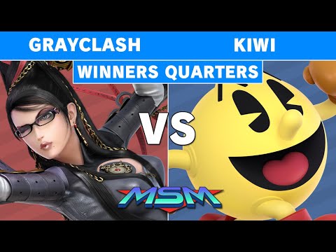 MSM Online 34 - Grayclash (Bayonetta) Vs. Kiwi (Pac-Man) Winners Quarters - Smash Ultimate