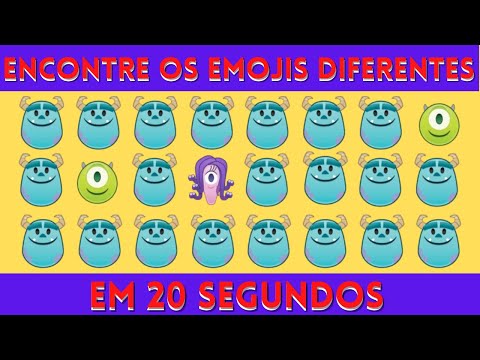 💥ENCONTRE O EMOJI DIFERENTE EM 20 SEGUNDOS  FANTÁSTICO[Sinthonia Jogos]  💥