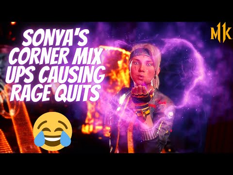 MK11 Ultimate: Mixed Him Up With Sonya So Bad That He Actually Rage Quit. LOL. Great Liu Kang Though