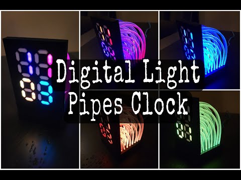 Digital Light Pipes Clock
