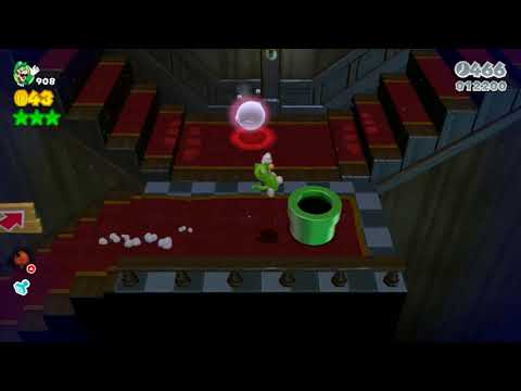 Super Mario 3D World (Switch) 3-3 100% Speedrun - Time: 62 (Former WR)