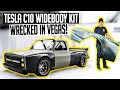 Twin Tesla Swapped Chevy Squarebody Takes on SEMA 2021 - Electric C10 Ep. 22