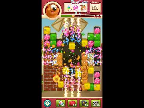 Toon Blast Level 7858 - NO BOOSTERS 🐻🐺🐱 | SKILLGAMING ✔️