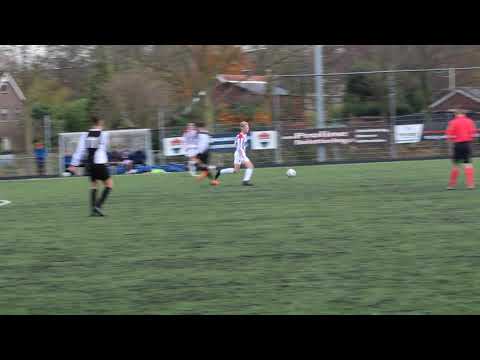 8e doelpunt ASC Nieuwland jo17-1 vs VVZA jo17-1 op 1-12-2018