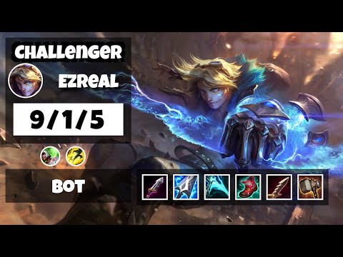 Ezreal NA Challenger BOT (9/1/5) - v11.14