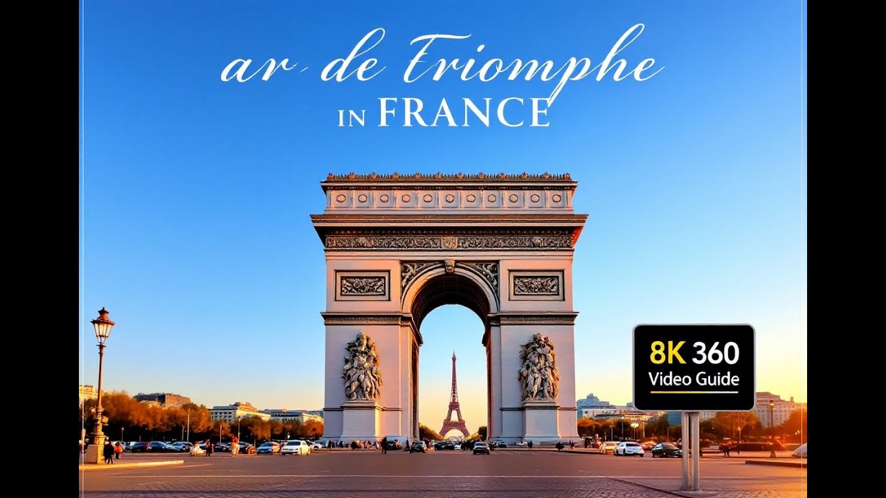 Arc de Triomphe in 8K 360° | Stunning Paris Landmark Virtual Tour