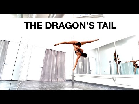 How To Do the Dragon's Tail - Pole Dancing by ElizabethBfit