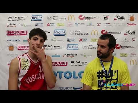 LUDECCUP 2021 - 8/12/2021 - TOSCANA - FRIULI V.G. - INTERVISTA A NICHOLAS LAMPERI (TOSCANA)