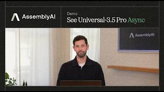 Thumbnail for Introducing Universal-3.5 Pro for pre-recorded audio.