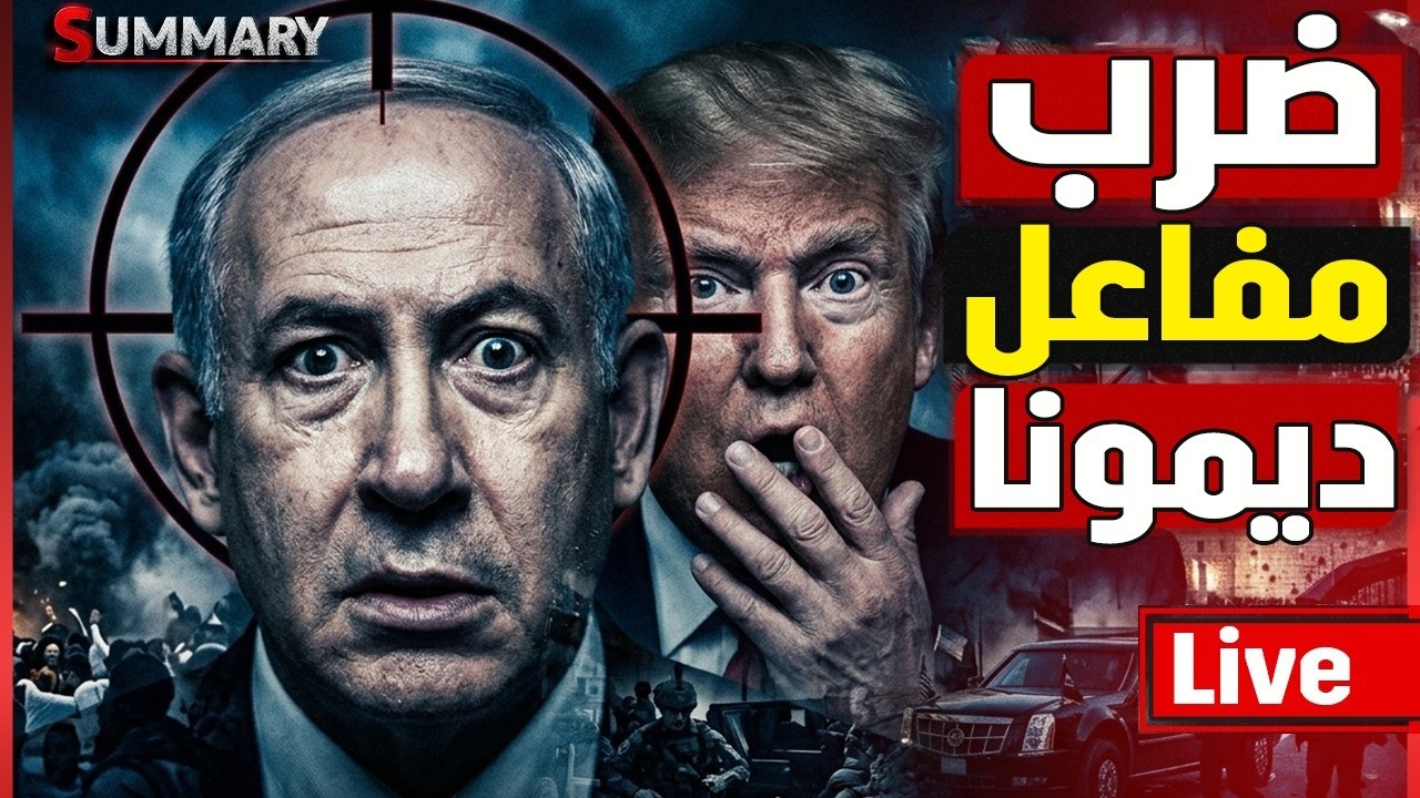 ايران تضرب ديمونة تاني و تصيب المصنع السري | ترامب يعلن تاخيرالغزو البري و ال?